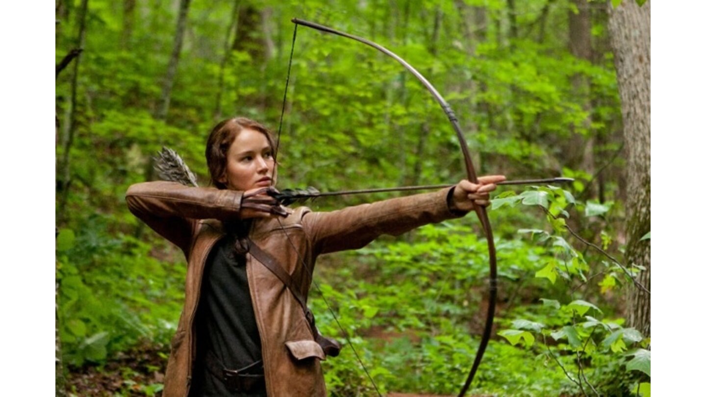 Die Tribute von Panem Wenn Katniss eines kann, dann ist es Bogenschießen.