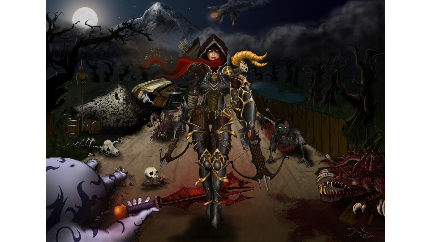 Diablo 3: ZeichenwettbewerbEinsendung von Dion Koehler