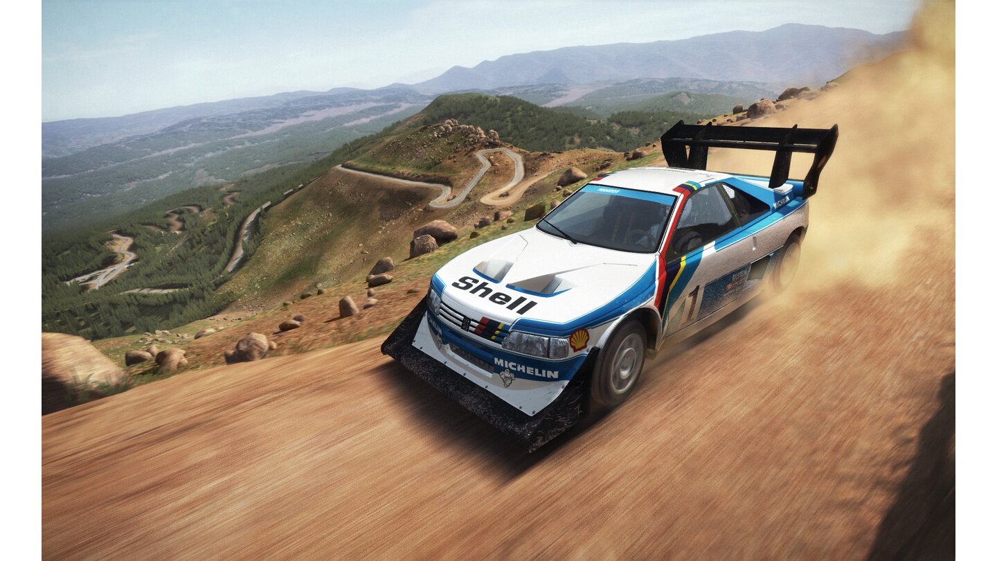 DiRT Rally - Screenshots der Hill-Climb-Strecke Pikes Peak