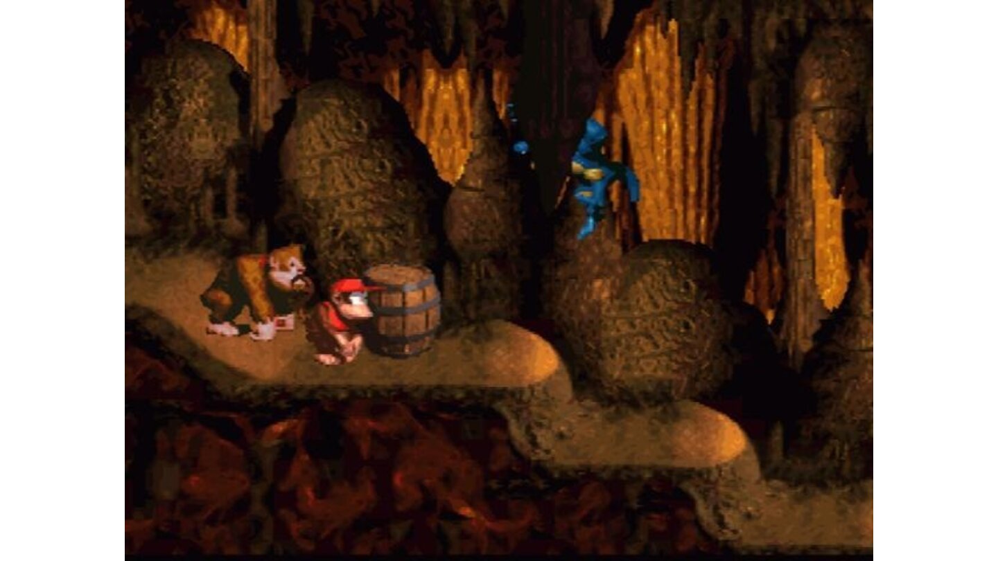 Underground cave level