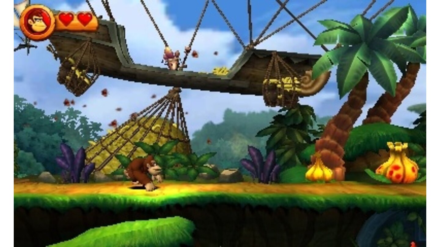 Donkey Kong Country Returns 3DBei der Rettung seiner geliebten Bananen kennt Donkey Kong keine Freunde und trotzt jeder Herausforderung.