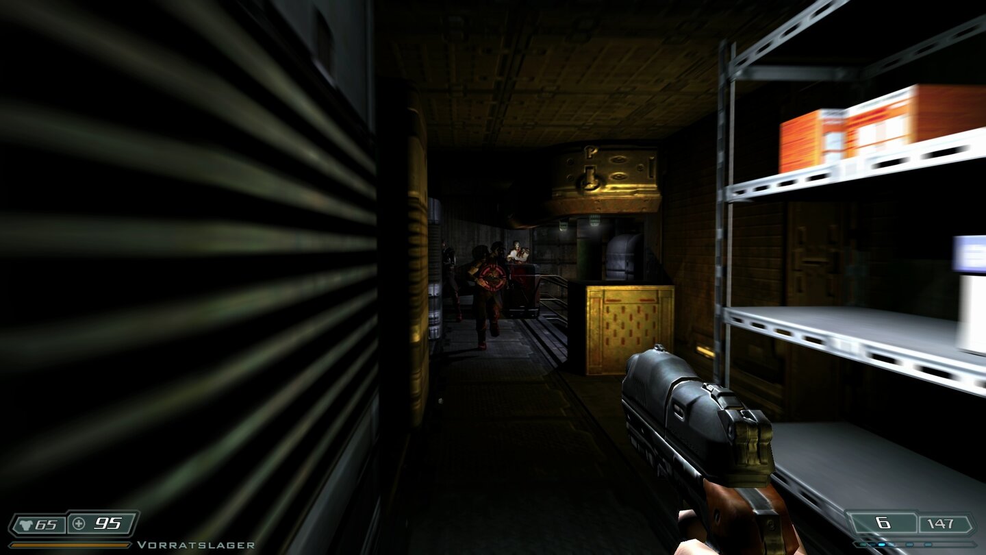 Doom 3 BFG EditionGefährlicher ist da schon die spinnenartige Vagary, die eine Menge Schaden einstecken kann.
