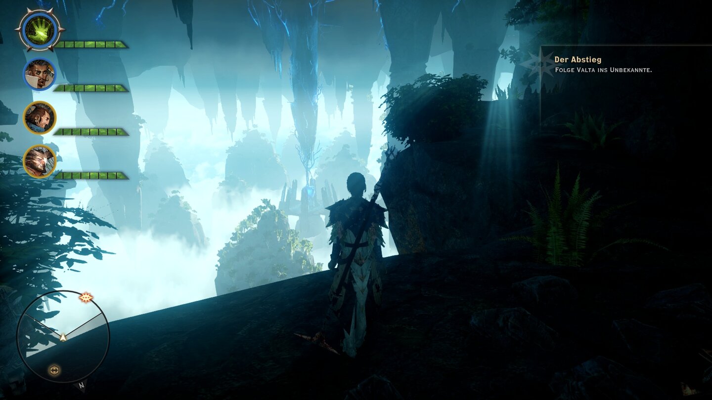 Dragon Age: Inquisition - Der AbstiegUnter der Erde bekommen wir schöne Panoramen präsentiert.