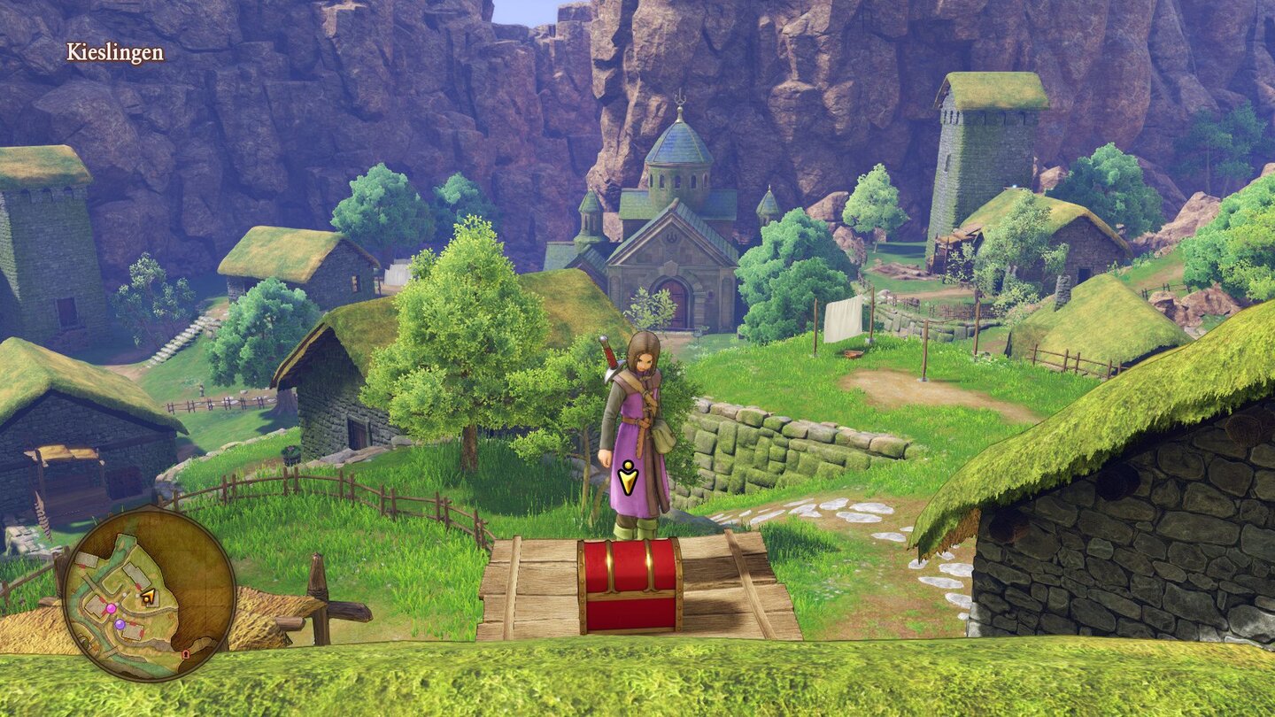 Dragon Quest 11Wer die Regionen aufmerksam erkundet, kann verborgene Schätze finden.