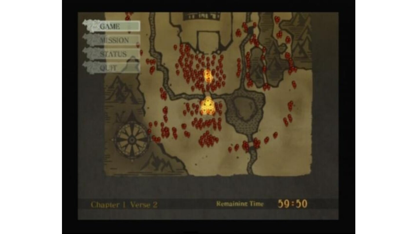 A view at the map, each of these red marks is not a single enemy soldier, but a small squad of them