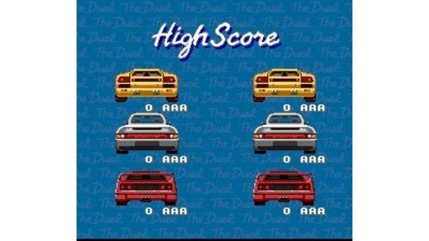 High Score tables