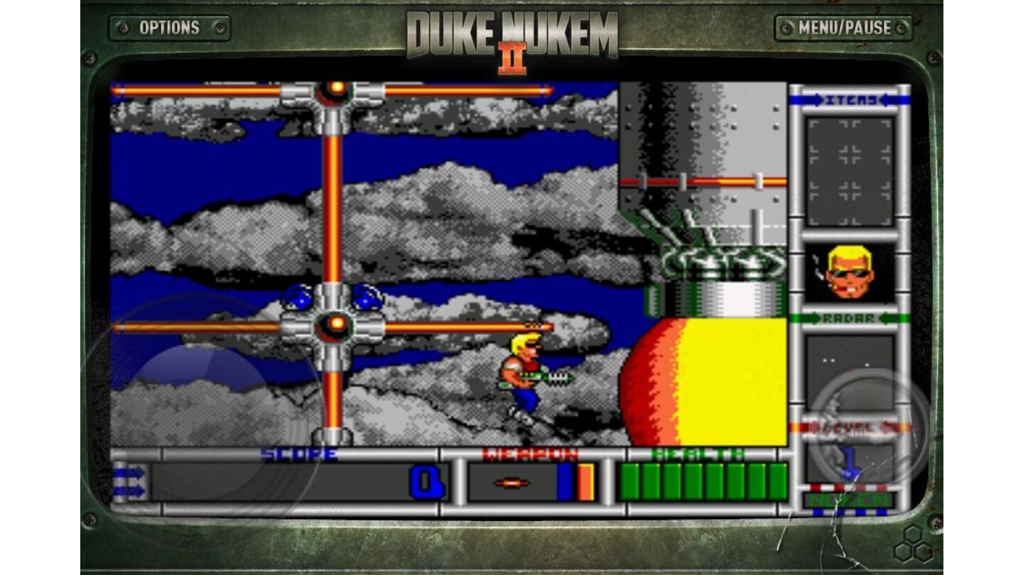 Duke Nukem 2Vor allem im letzten Abschnitt sorgt die hakelige Steuerung in Sprungpassagen für Frust.