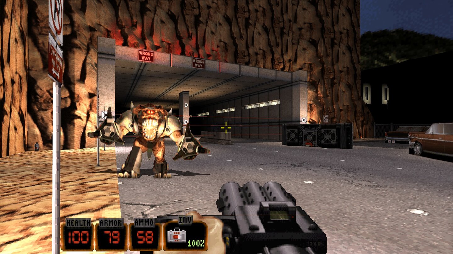 Duke Nukem 3D World Tour - Screenshots der Bonus-Kampange »Alien World Order« - Level: Hollywood Inferno