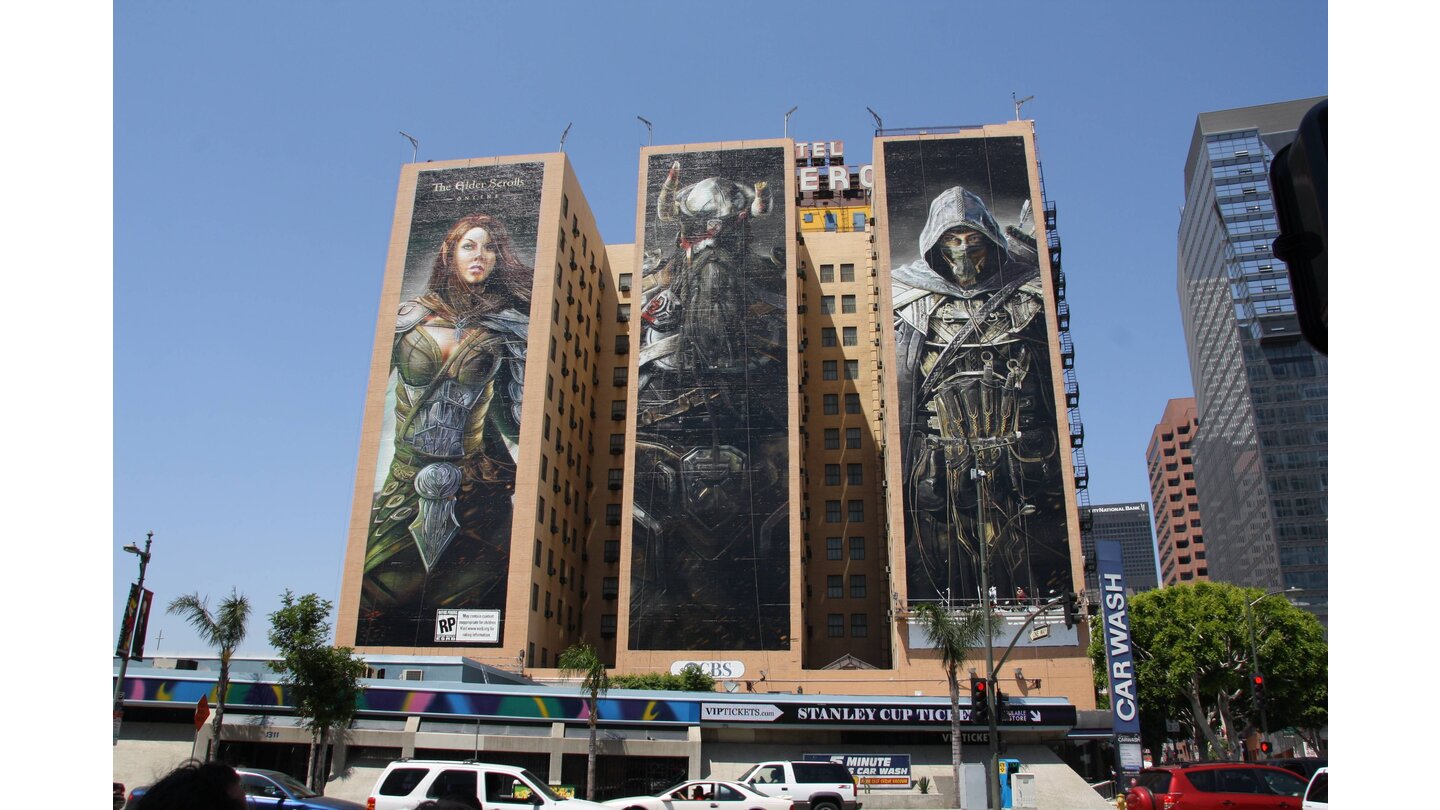 E3-Impressionen 2012: Spiele-Werbung in L.A.