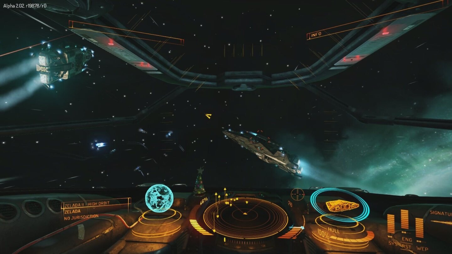 Elite: Dangerous - Screenshots aus der Kickstarter-Alpha