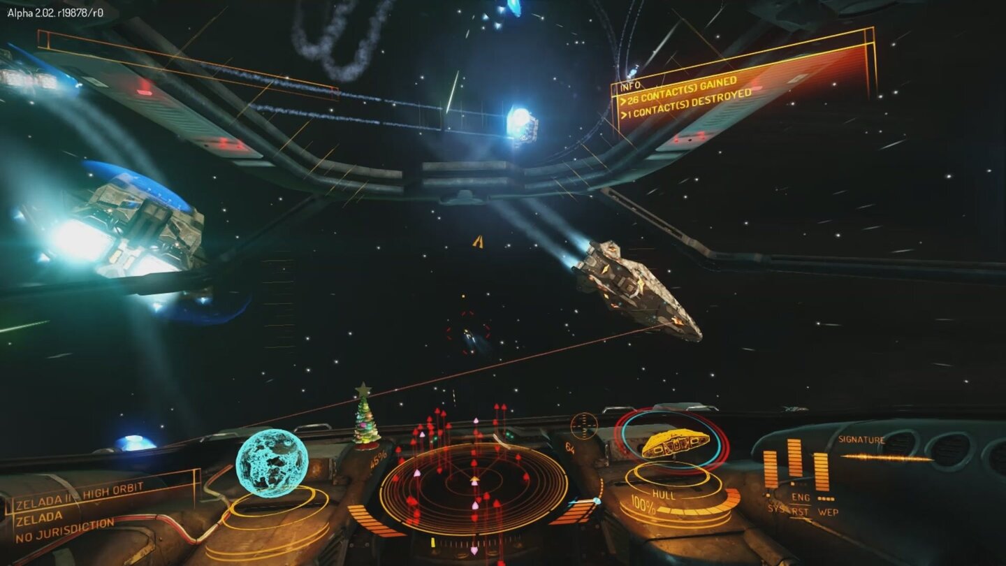 Elite: Dangerous - Screenshots aus der Kickstarter-Alpha