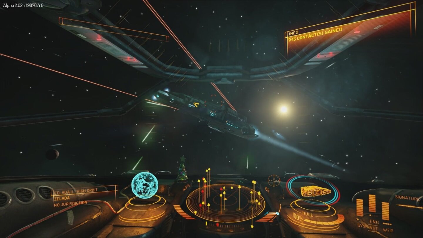 Elite: Dangerous - Screenshots aus der Kickstarter-Alpha