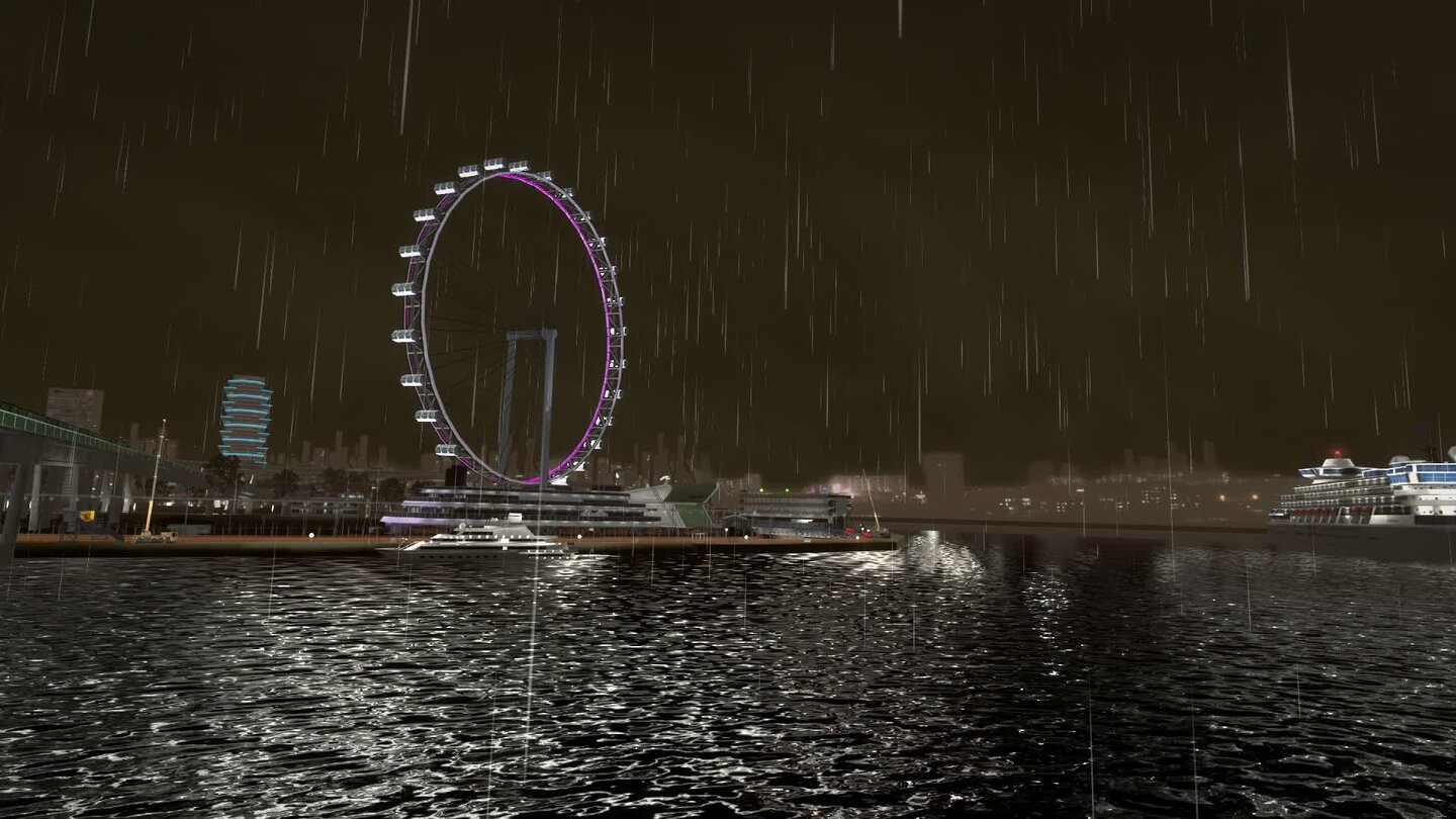F1 2013 - Screenshots der PC-VersionSingapur bei Nacht. Ein echter Hingucker.
