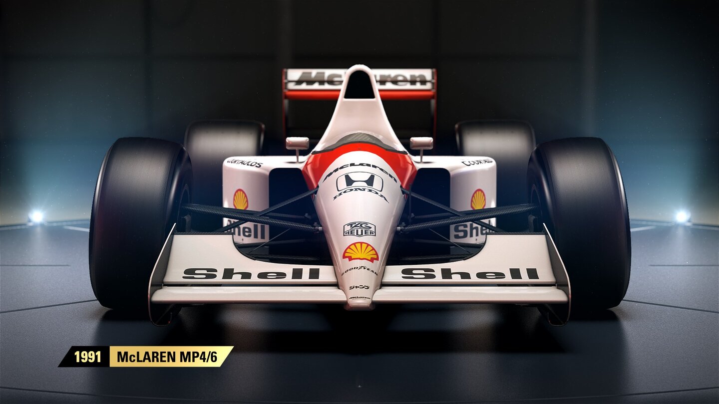 F1 2017Im McLaren MP4/6 fuhr Ayrton Senna, der selbst heute noch als schnellster F1-Fahrer aller Zeiten gehandelt wird.