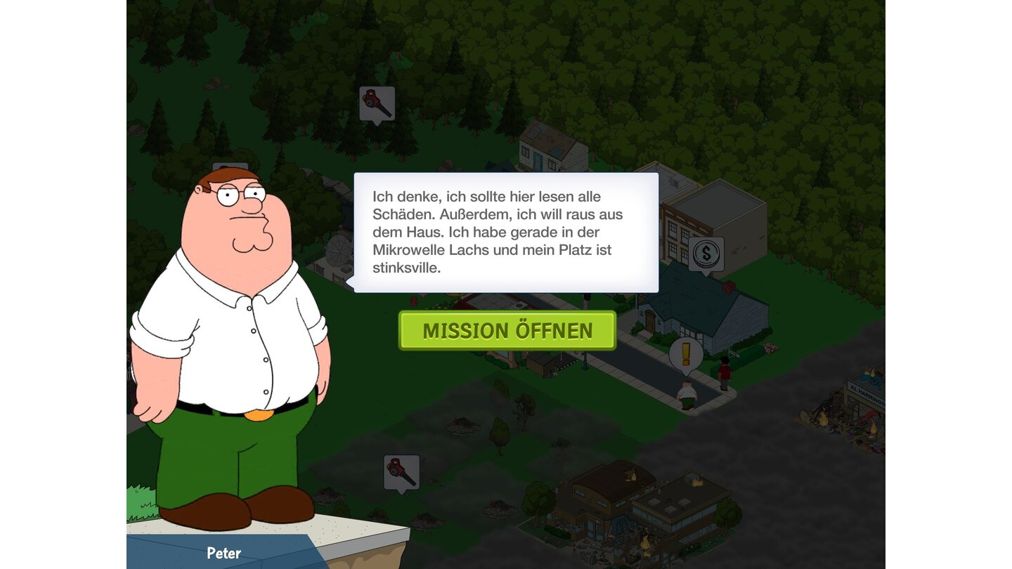 Family Guy: Mission Sachensuche Lost in Translation: Was Peter uns hier sagen möchte, erschließt sich weder auf den ersten noch auf einen späteren Blick.