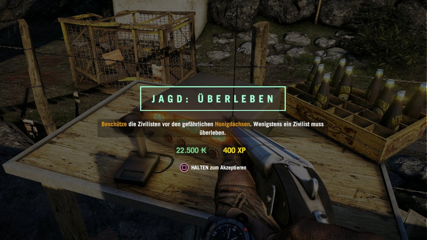 Far Cry 4Die bekannten Jagdaufgaben haben es auch wieder ins Spiel geschafft.