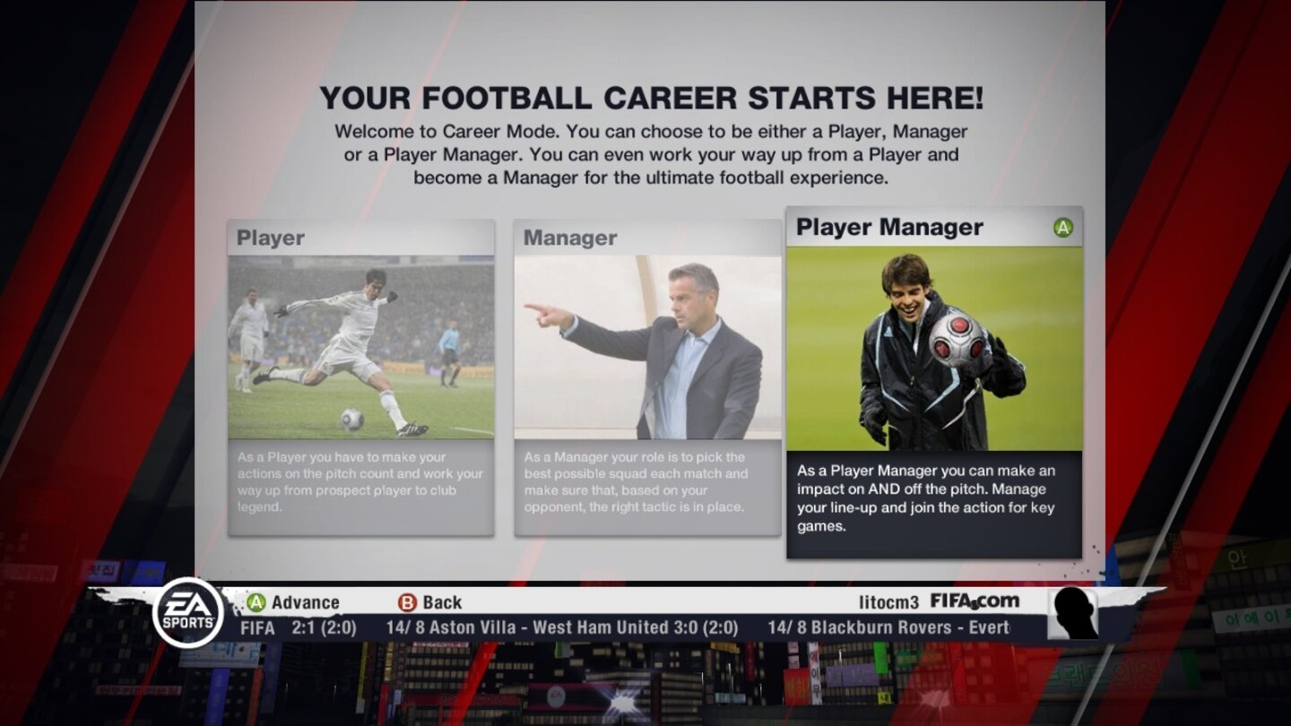 FIFA 11 - Manager Modus