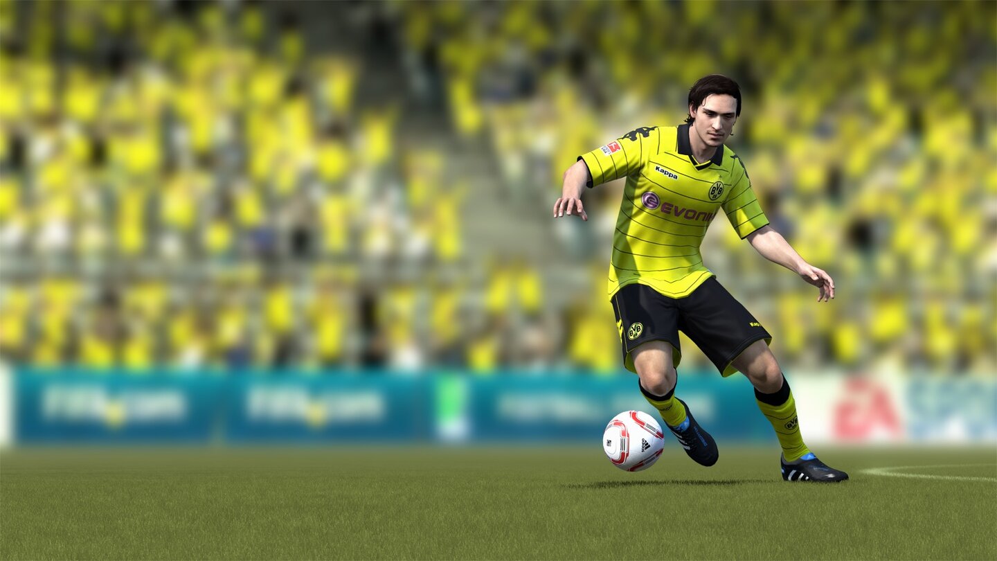 FIFA 12Screenshot von Mats Hummels im Trikot von Borussia Dortmund