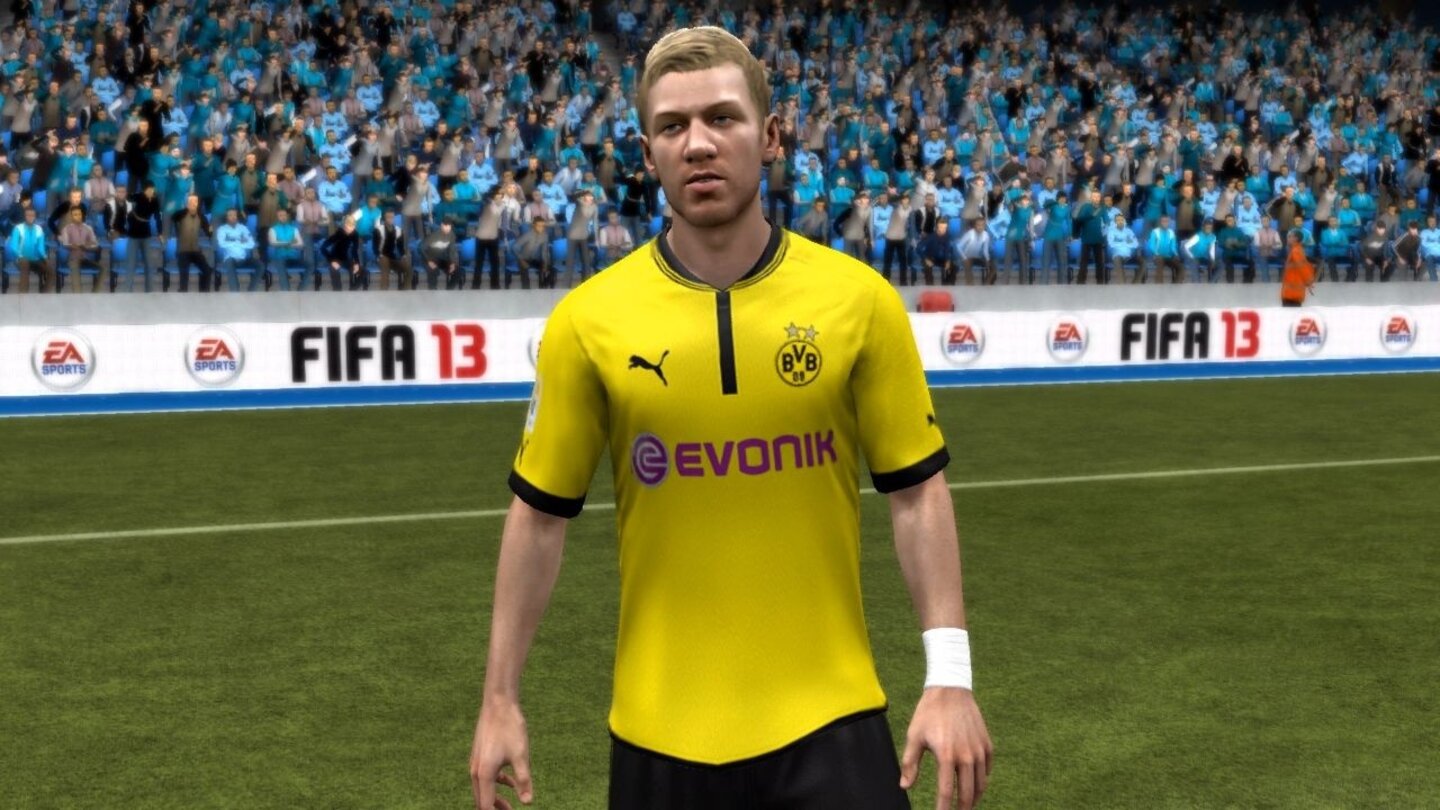 Gesichtervergleich: FIFA 13 gegen Original-FotosOliver Kirch (Borussia Dortmund) in Fifa 13