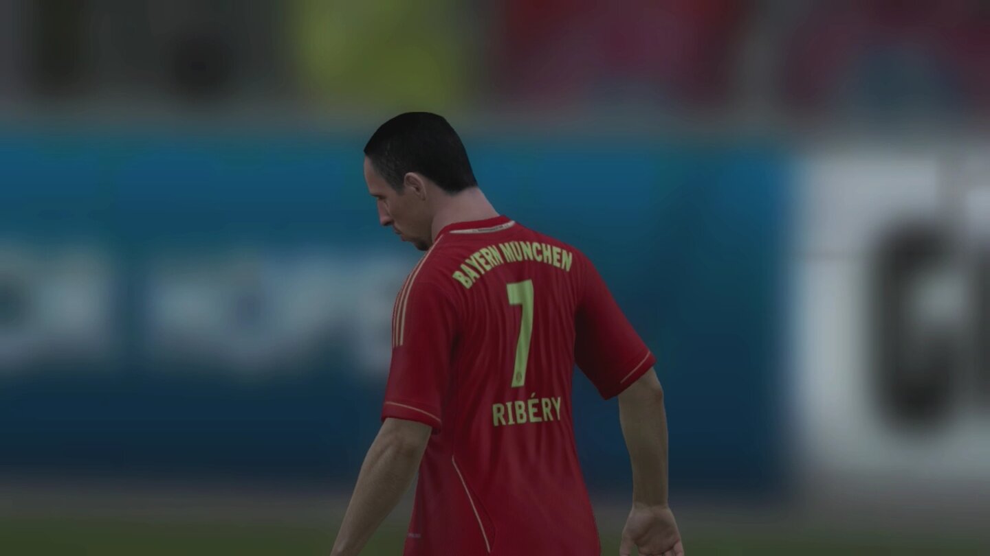 FIFA 13 (Wii U)Ribéry schmollt nach einer vergebenen Chance.