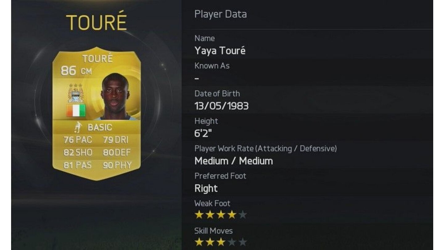 22. Yaya Touré - Manchester City (England)