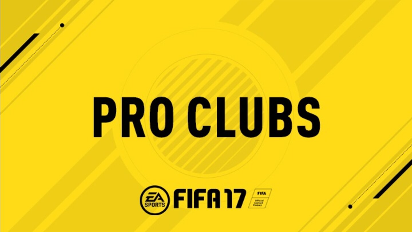 FIFA 17 - Das ist der »Pro Clubs«-Modus