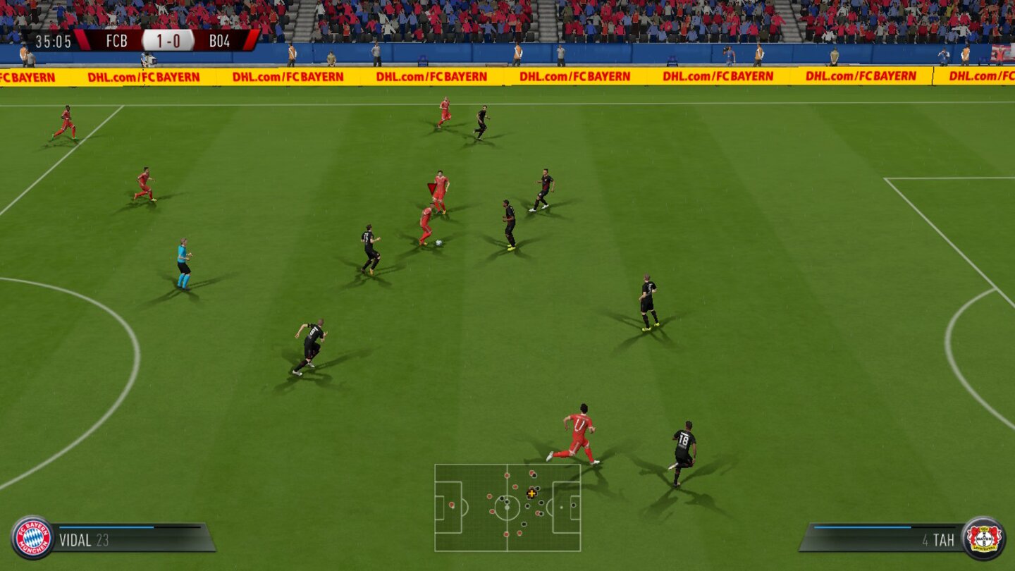 Das Zweikampfverhalten bleibt eine Baustelle der FIFA-Serie. Die Switch-Version spielt sich oberflächlicher als die Variante für PS4 und Xbox One.