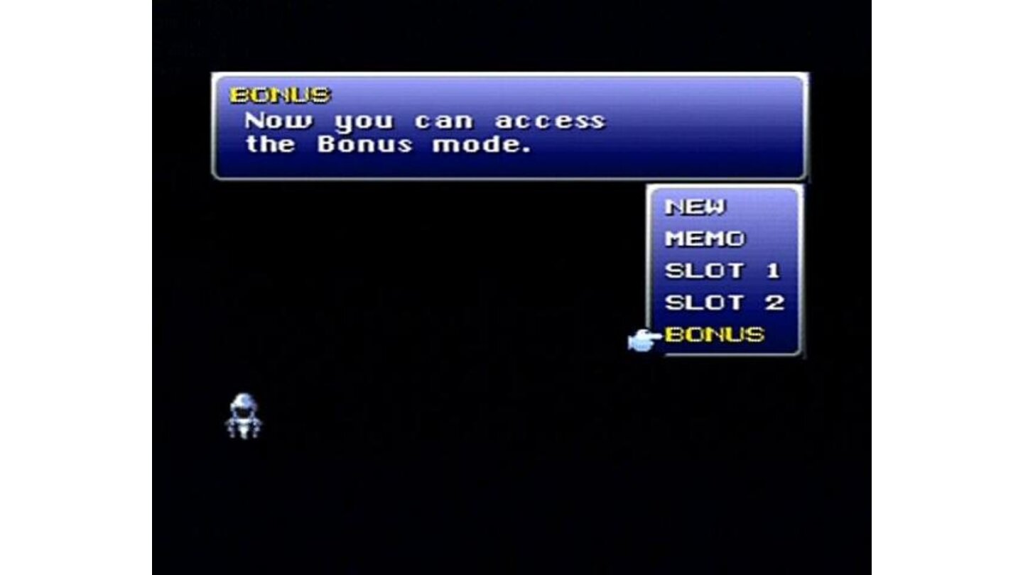 Well, it wouldn't be any fun if PSX version wouldn't have some bonus included in the main menu selection.