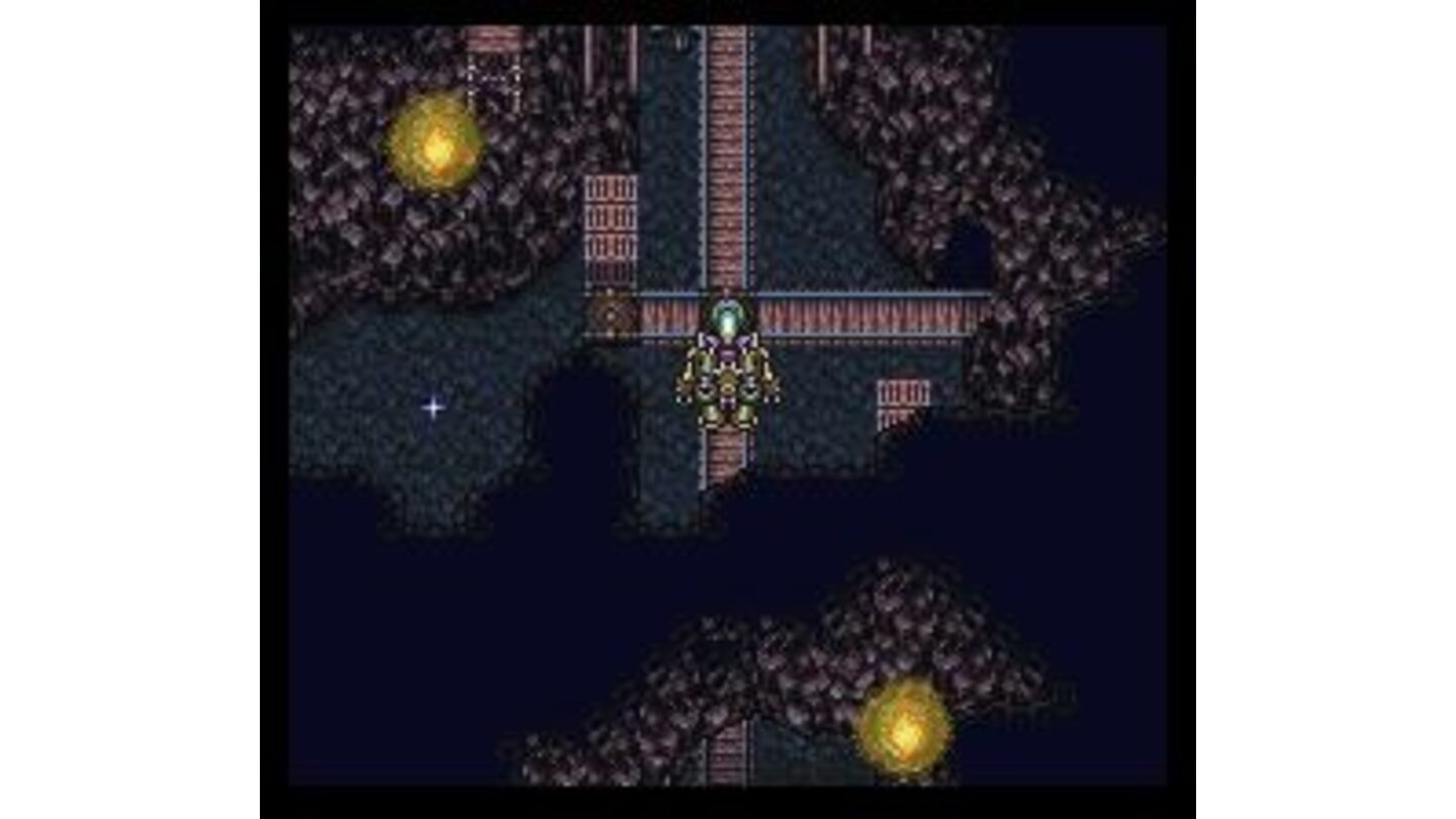 The first dungeon in the game: Narshe mines