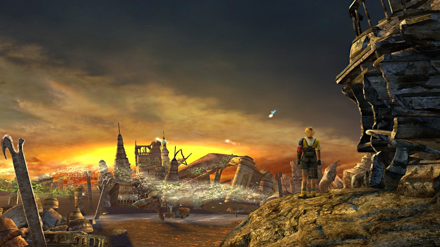 Final Fantasy X /X2 HD RemasterMit der neuen HD-Grafik können wir das wunderschöne Setting noch besser genießen.
