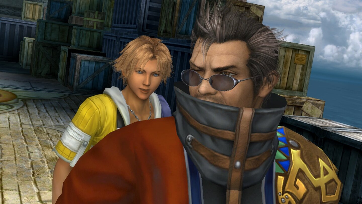 Final Fantasy XIn der Nahaufnahme wird deutlich, wie überzeugend die Gesichter der Helden überarbeitet wurden.
