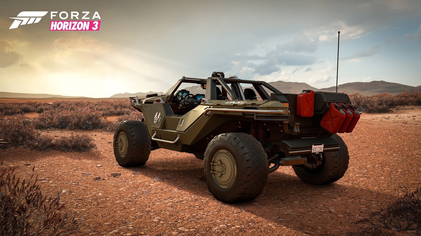 Forza Horizon 3 - Screenshots vom fahrbaren Warthog aus der Halo-Serie