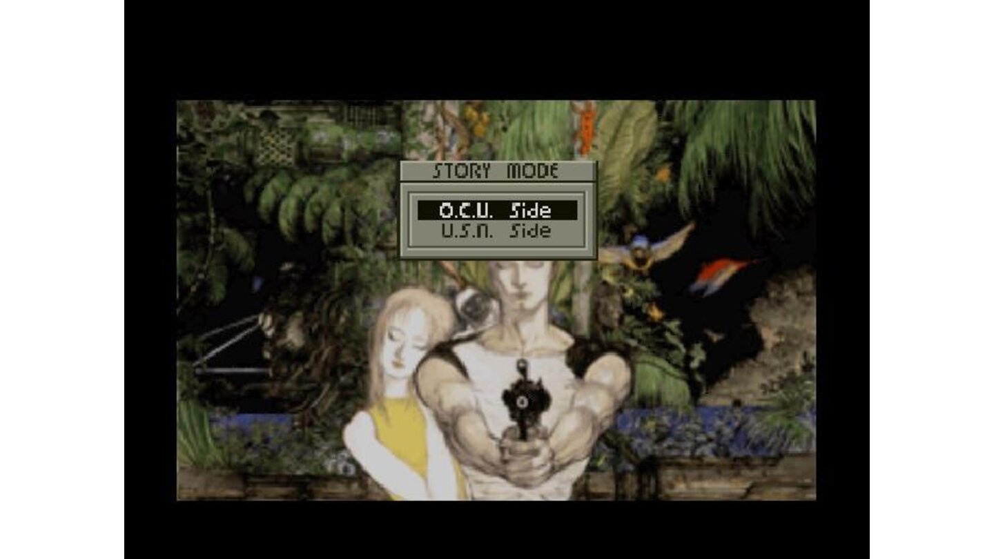 Choose your scenario. The OCU story is the one that was included in the SNES release