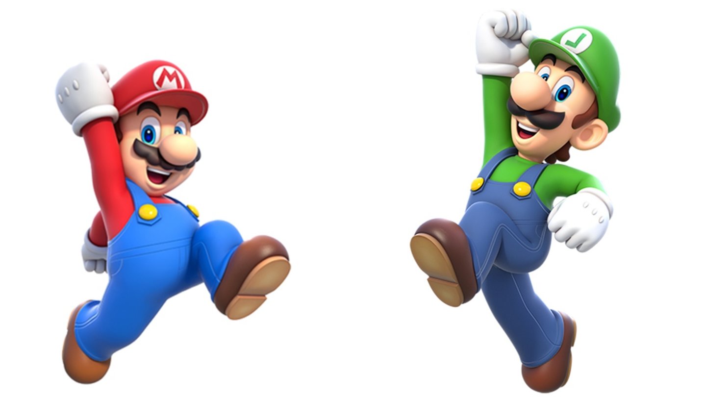 Mario und LuigiSein Debüt hatte Mario 1981 im aller ersten Donkey Kong, dort trug er jedoch noch den Namen Jumpman. Sein Zwillingsbruder Luigi hingegen wurde erst mit dem zwei Jahre später erscheinendem Mario Bros. vorgestellt. Seitdem sind die beiden Nintendo-Helden in über 100 Spielen aufgetreten.