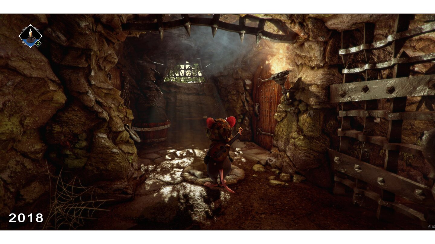 Ghost of a Tale - Grafikentwicklung von 2015 bis 2018Und so sieht das Spiel zum Release 2018 aus. Der genaue Termin für die PC-Fassung ist der 13. März, die Konsolen-Versionen für PS4 und Xbox One folgen später im Jahr.