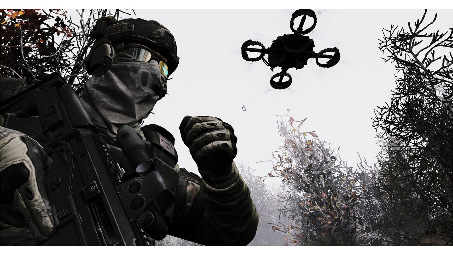 Ghost Recon: Future SoldierDie Drohnen können wir fernsteuern...