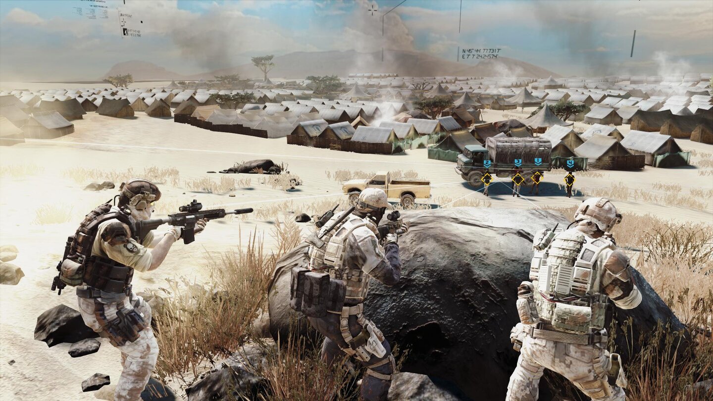 Ghost Recon: Future SoldierAuch in Wüstengebieten sind die Ghosts im Einsatz.