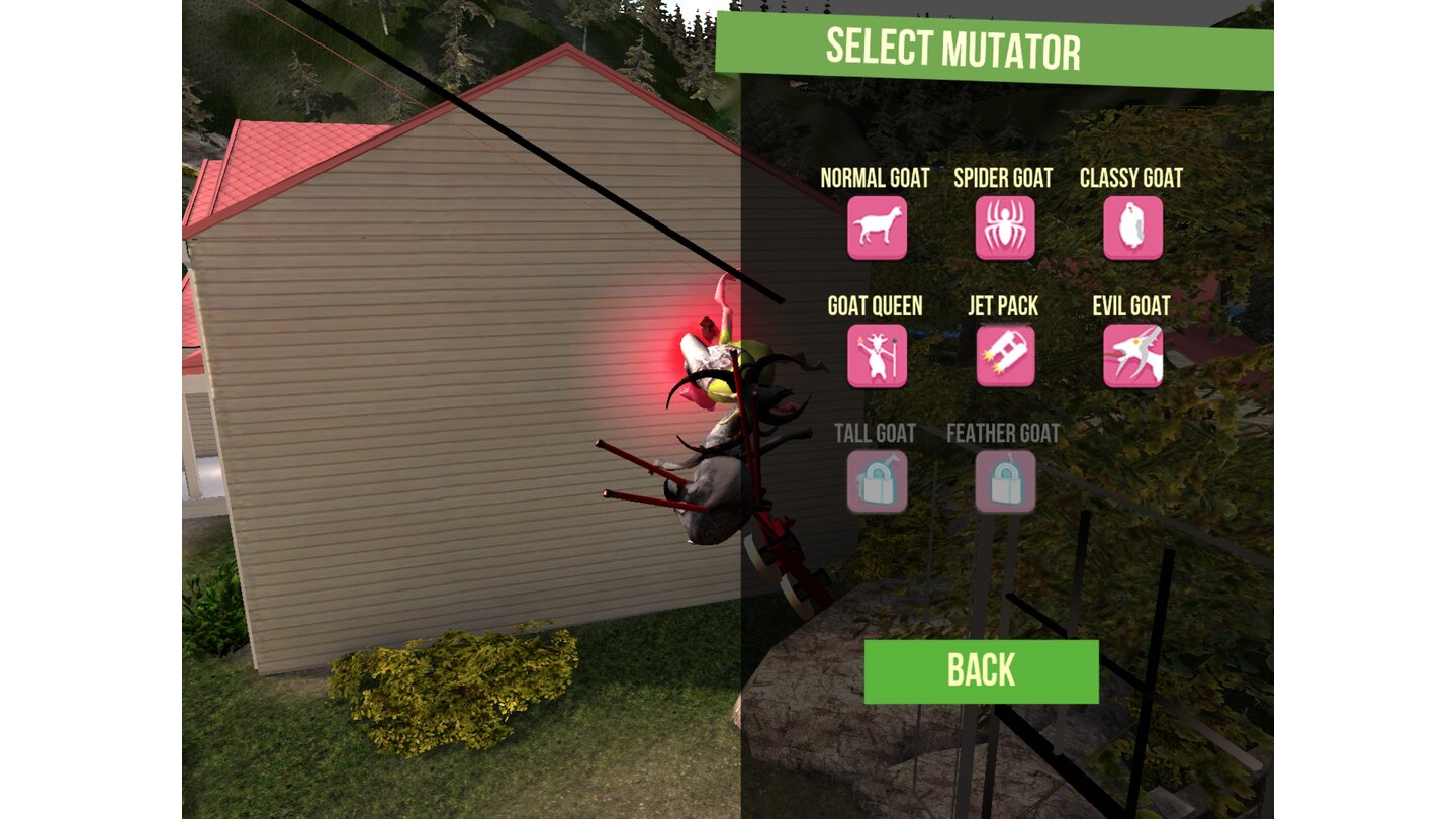 Goat Simulator - Screenshots der Mobile-Version (iOS & Android)