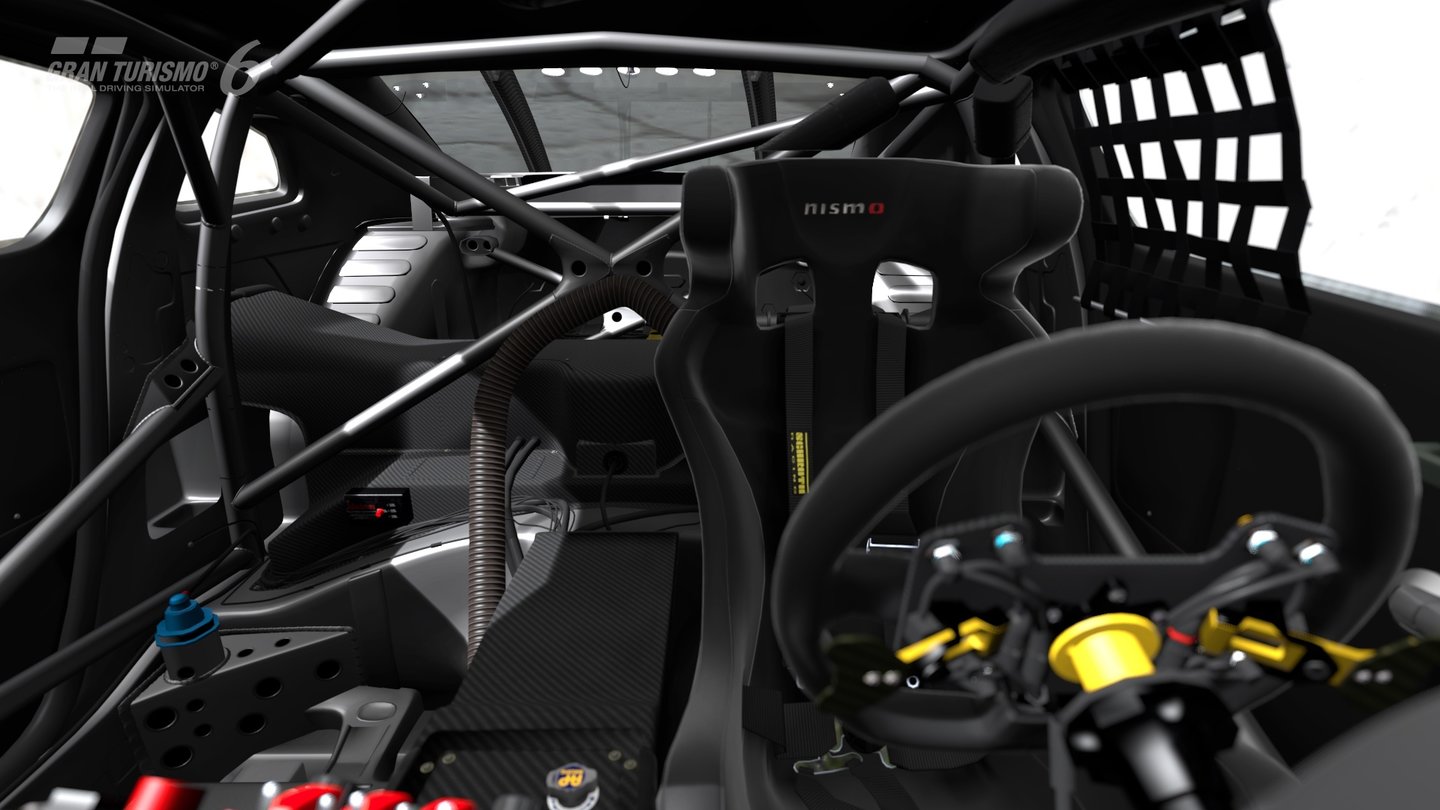 Gran Turismo 6Die Premium-Karren warten mit komplett detailgetreuer Innenausstattung auf.