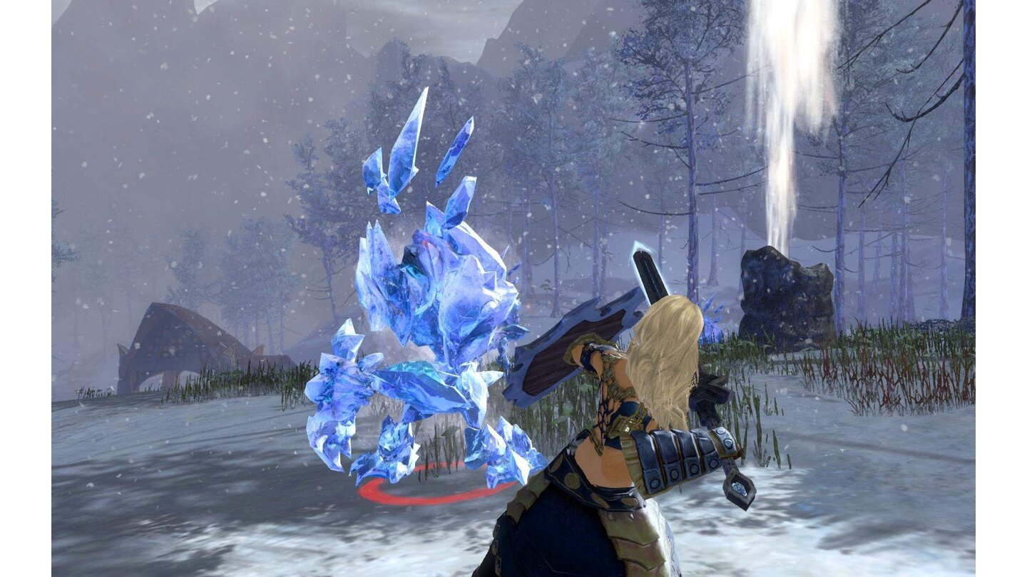 Guild Wars 2 - Flamme und FrostDampfevent: Den Eiselementar umformen und dann den Riss verstopfen.