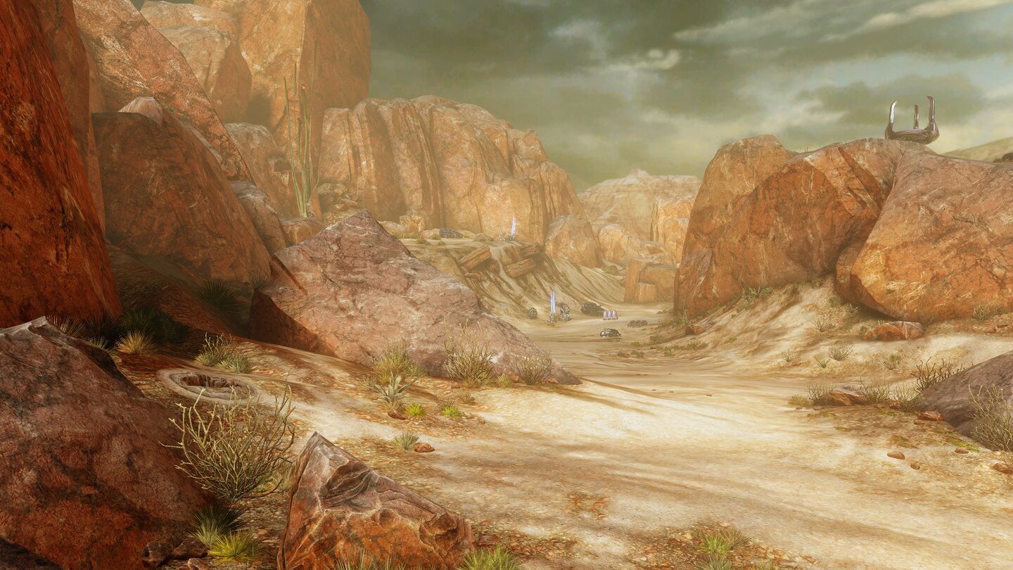 Halo 4- Screenshots zum Koop-Modus »Spartan Ops«Bilder aus der Mission 1.01 namens »Land Grab«.