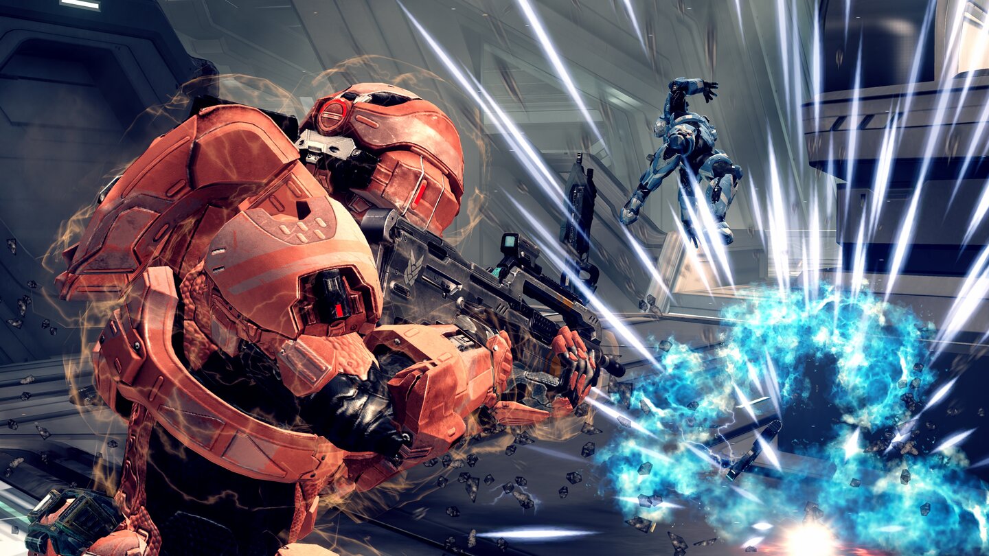 Halo 4In den War Games treten Spieler in verschiedenen Multiplayer-Modi gegeneinander an (Deathmatch, Capture the Flag).