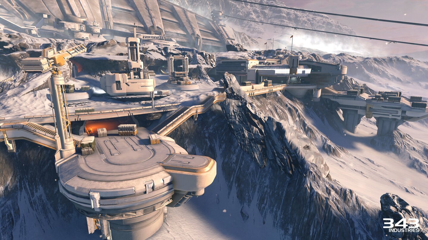 Halo 5: GuardiansDie Warzone-Karten sind die bisher größten der Seriengeschichte