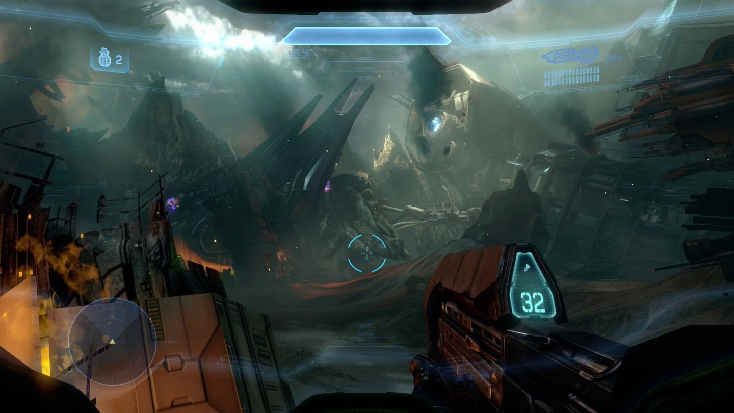 Halo: The Master Chief CollectionHalo 4 hätte sich mit den optischen Anpassungen auch sehr gut als Xbox One-Titel gemacht.