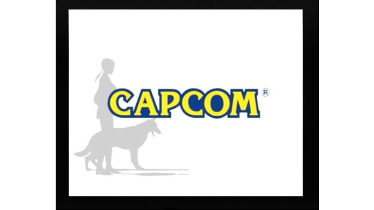 Capcom logo (with animated Fiona and Howie in the background)