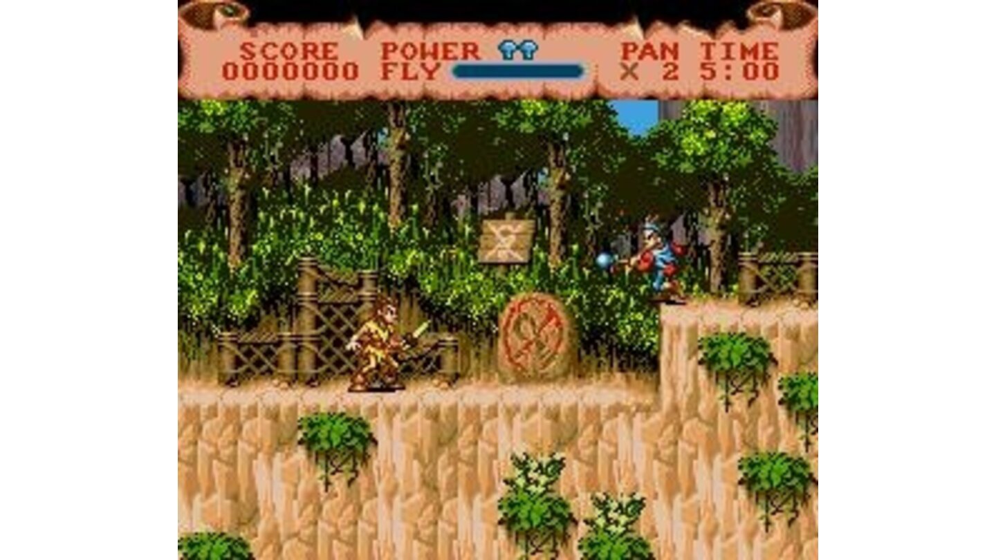 The game is full of beautiful backgrounds: basically the same as the SNES version.