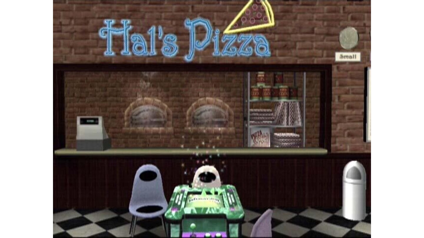 Everything takes place at Hal's Pizza, an eighties pizza parlor.