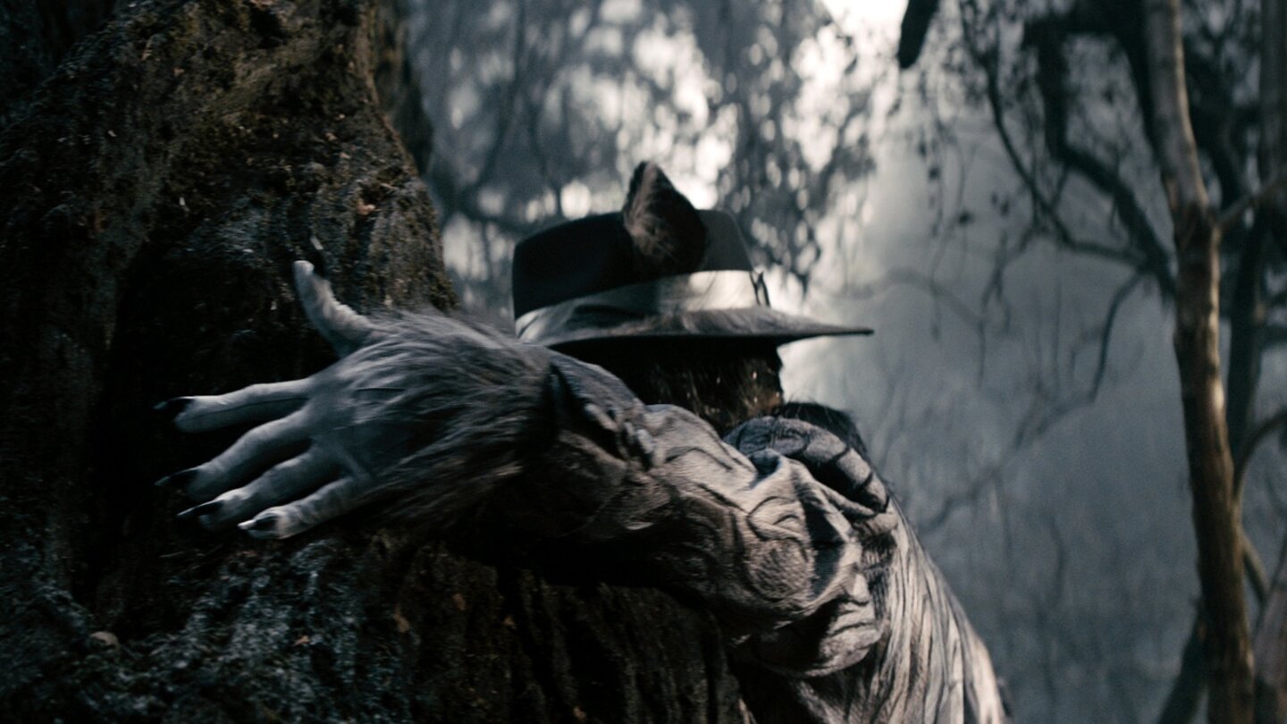 Into the WoodsMehr bekam man im Trailer von Johnny Depp alias der böse Wolf nicht zu sehen.