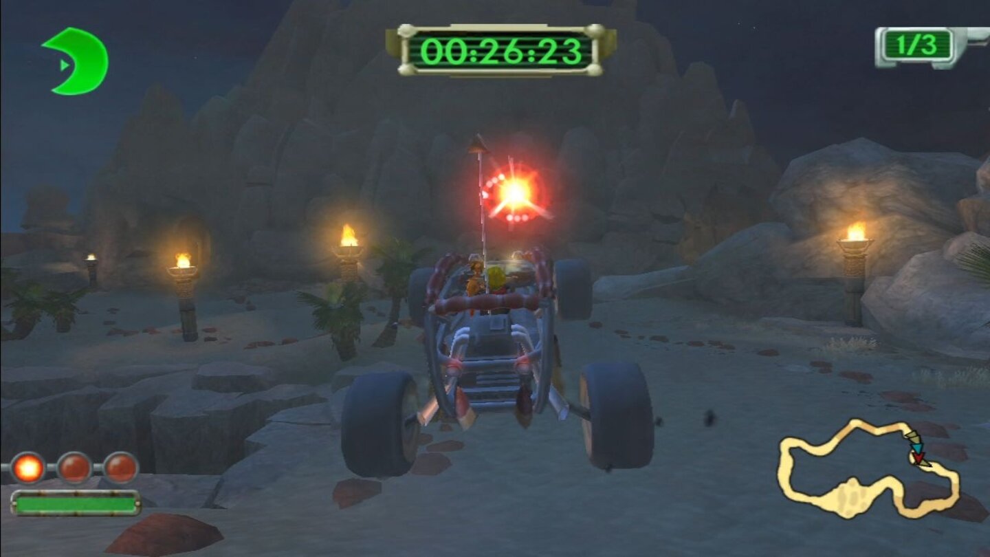 Jak & Daxter HD CollectionVor allem das dritte Spiel ist mit sehr vielen Fahrpassagen in der gefährlichen Wüste gespickt.