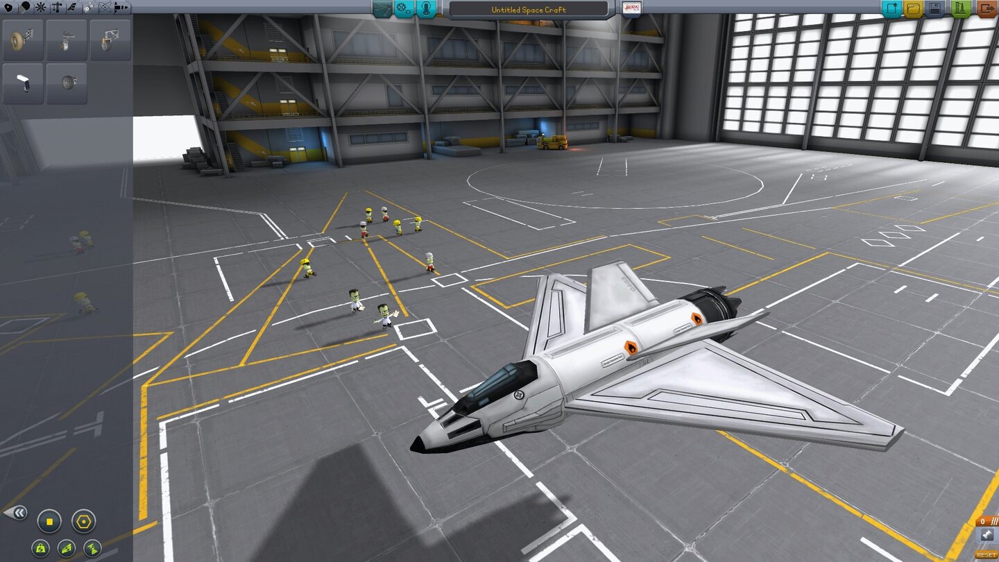 Kerbal Space Program
Im Spaceplane Hangar bauen wir Flugzeuge für suborbitale Flüge.